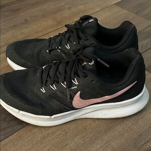 Nike Black and Pink Athletic Shoes